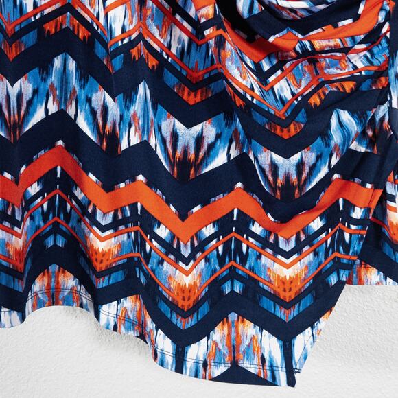 Tahari Women’s Blouse Dopamine Dressing Art Print Statement Bold Color Size XL - Picture 5 of 8